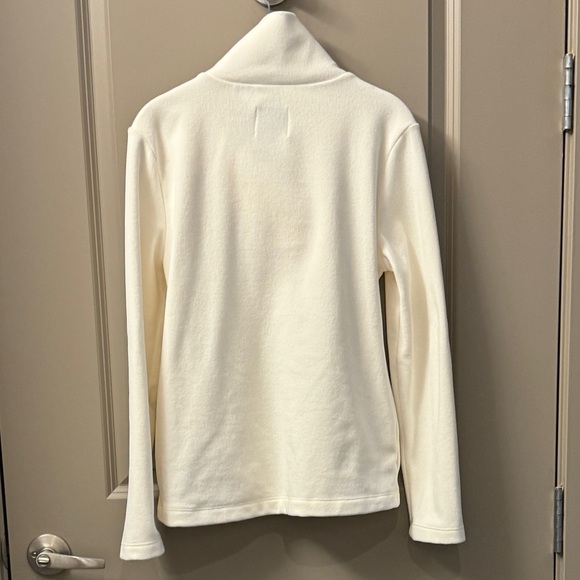 HP! ππ NWOT Dudley Stephens Sheffield Island Pullover in Terry Fleece, Cream - Picture 7 of 7
